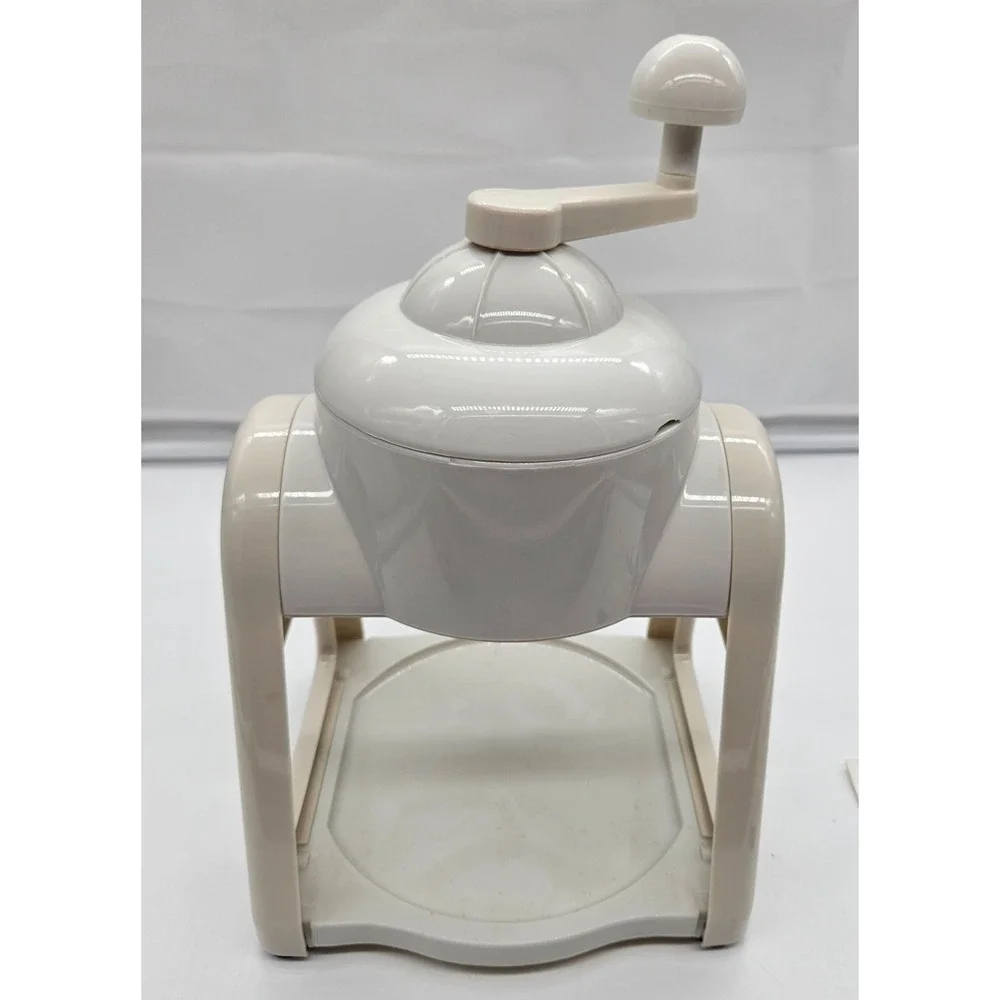 White Ice Grinder - Manual Snow Cone Maker